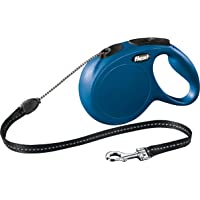 Los mejores  - TRIXIE flexi New CLASSIC Long- Correa Extensible- M- 8 m- Azul- Perro